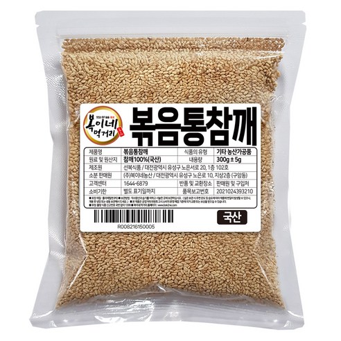 복이네먹거리 국산 볶음참깨, 300g, 1개