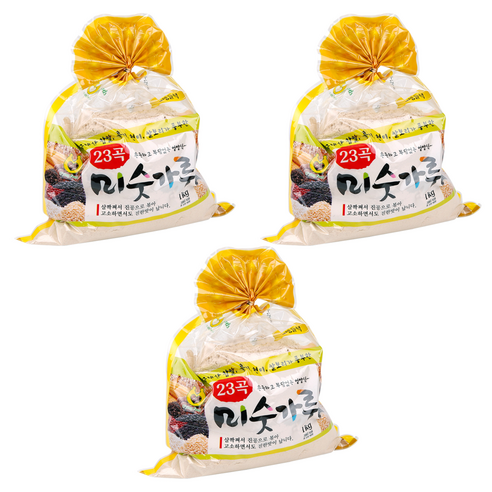 오양식품 23곡 미숫가루, 1kg, 3개