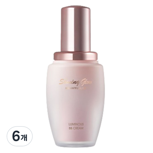 참존 샤이닝글로우 루미너스 비비 크림 SPF30 PA+++, 선샤인 베이지, 30ml, 6개