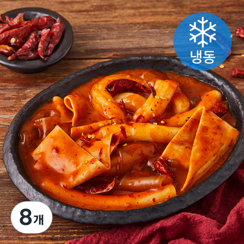 프로즌 마라떡볶이 얼얼한맛 (냉동), 440g, 8개