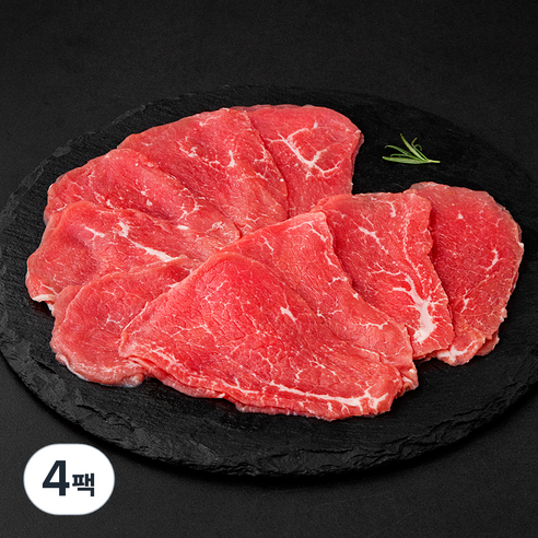 푸드랩플러스 호주산 홍두깨 육전용 (냉장), 300g, 4팩