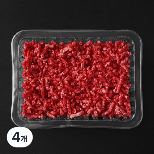 호주산 소고기 다짐육 (냉장), 4개, 300g