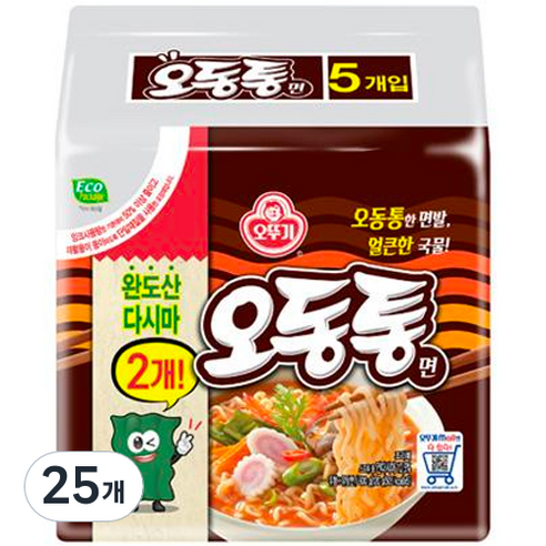 오뚜기 오동통면 120g, 25개 25개 섬네일