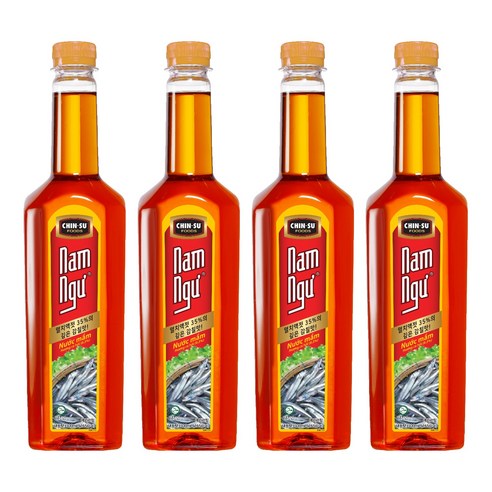 친수 남늑 연어향 피쉬소스, 300ml, 4개
