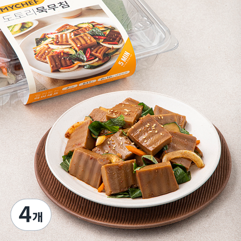 마이셰프 도토리묵무침, 631g, 4개