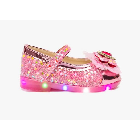 반짝이는 꿈을 담은 작은 발걸음, 라스텔라 핑 LED 구두