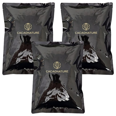 카카오네이처 화이트 컴파운드 코팅 초콜릿, 500g, 3개