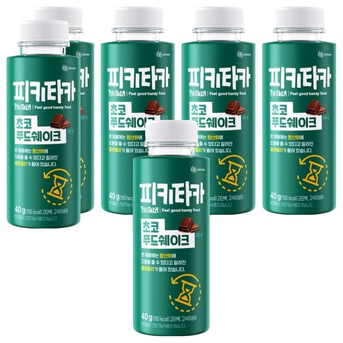 피키타카 대상 초코 푸드쉐이크, 40g, 6개