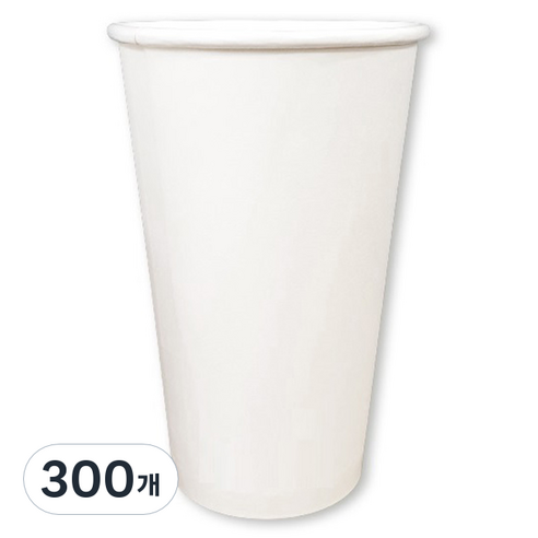 생활을그리다 종이컵 무인쇄 470ml, 300개