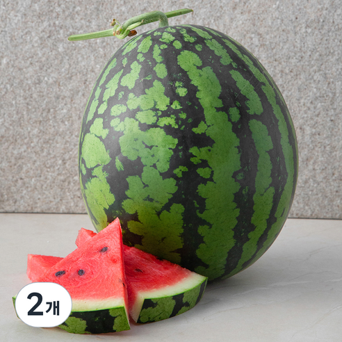 곰곰 유명산지 11.5 brix 수박, 8kg 미만, 2개