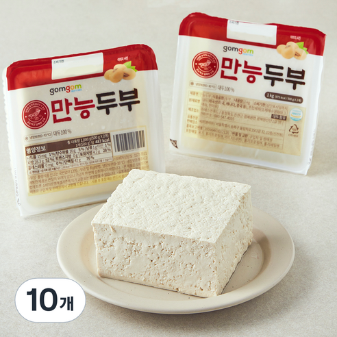 곰곰 만능 두부, 500g, 10개