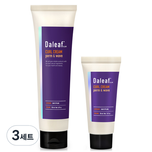 달리프 글램 컬크림, 3세트