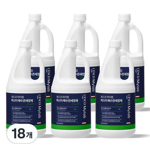 세스코마이랩 마스터 배수관세정제, 2L, 18개