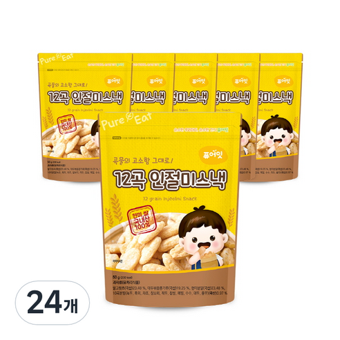 퓨어잇 12곡 인절미스낵, 인절미, 24개