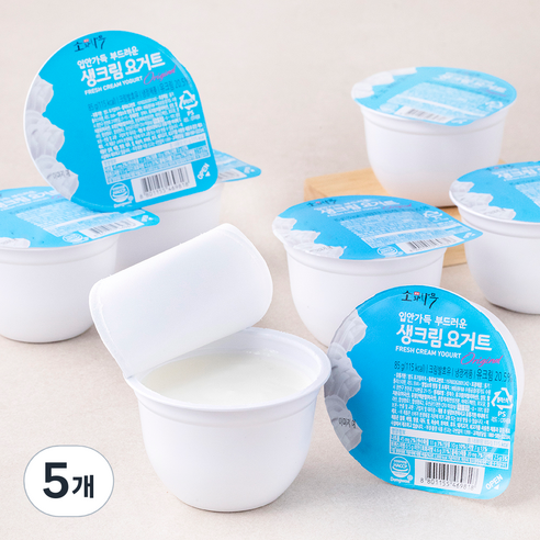 소와나무 생크림 요거트, 85g, 8개입, 5개