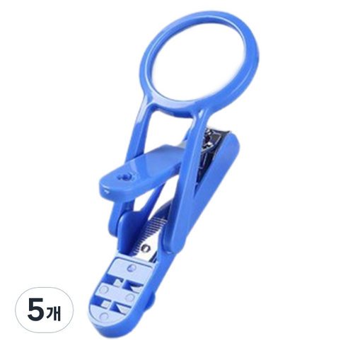 다소 컬러드 돋보기 손톱깎이, 랜덤발송, 5개