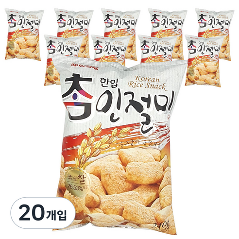 아리랑 한입 참인절미, 240g, 20개