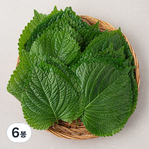 GAP인증 밀양 깻잎, 60g, 6팩