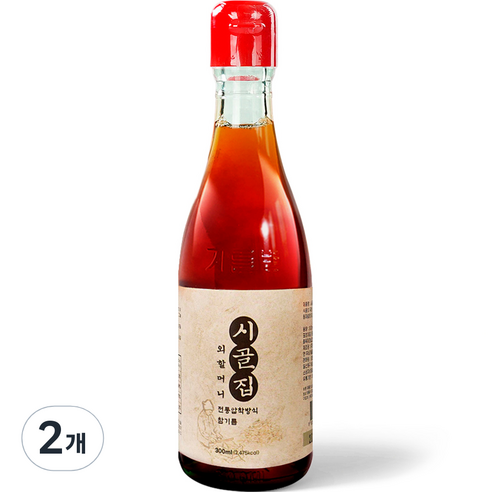 시장쏙 시골집 외할머니 참기름, 300ml, 2개