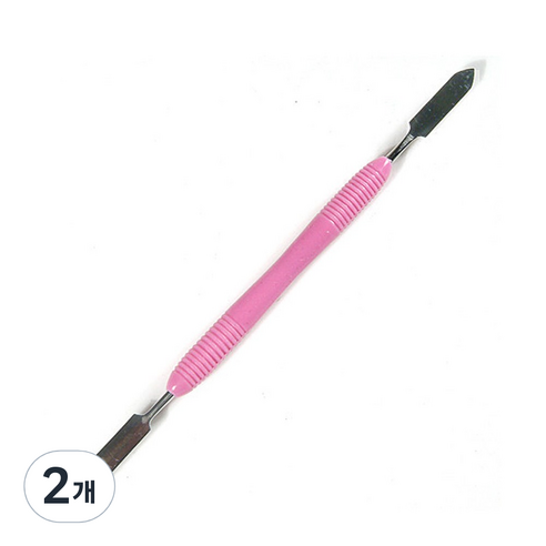 알부루조 창모양 푸셔 실리콘 손잡이, 핑크, 2개