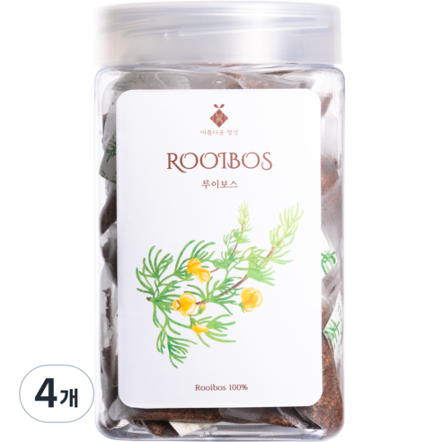 아름다운정성 허브티 루이보스 차, 30g, 1개입, 4개