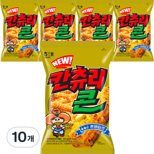 해태제과 NEW 칸츄리콘, 150g, 10개