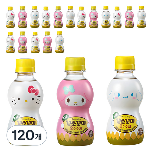 광동 유기농 꼬소꼬미 옥수수차 랜덤발송, 200ml, 120개