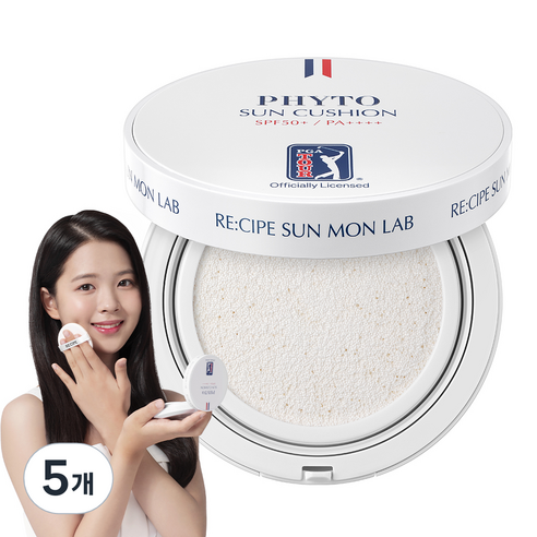 선몬랩 피토 선쿠션 SPF50+ PA++++, 17g, 5개