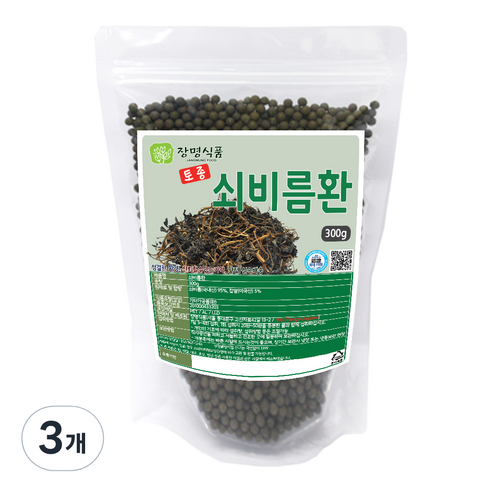 장명식품 토종 쇠비름환, 3개, 300g