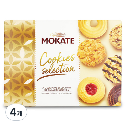 모카테 쿠키 셀렉션, 4개, 260g
