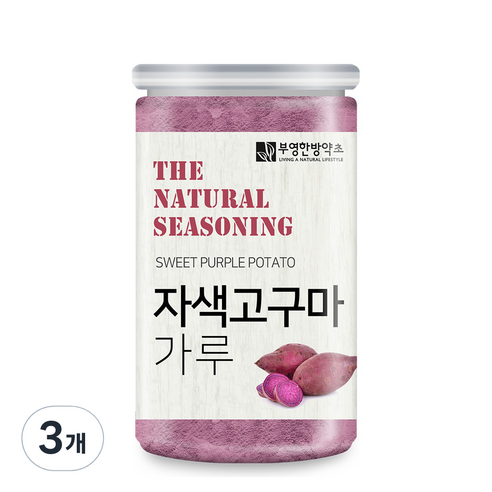 부영한방약초 자색 고구마 가루, 200g, 3개