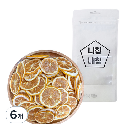 니칩내칩 건조과일 레몬 20g, 6개