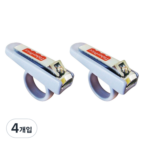 피셔프라이스 유아 안전 손톱깎이, 혼합 색상, 4개입