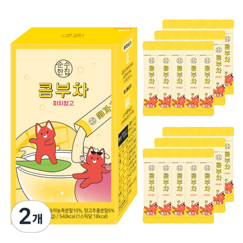 순수한집 콤부차 피치망고 30p, 5g, 30개입, 2개