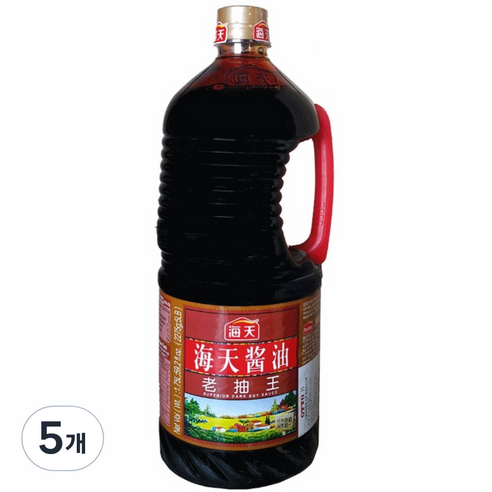 해천 노추왕간장, 1.75L, 5개