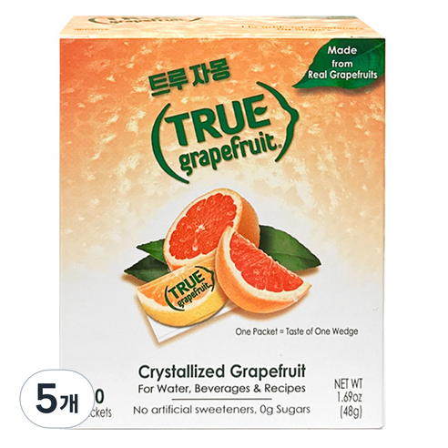 트루시트러스 트루자몽, 0.8g, 60개입, 5개