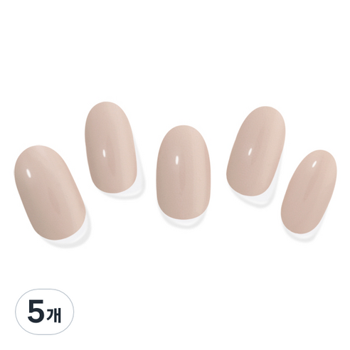 모노몬드 젤네일 스티커, 5개, 108 모카 베이지