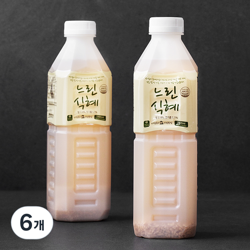 느린부엌 식혜, 1L, 6개