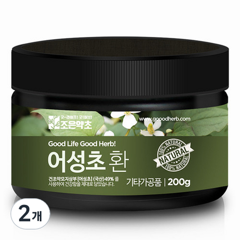 조은약초 프리미엄 어성초환, 2개, 200g