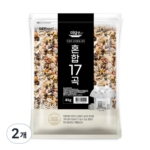더담은 혼합 17곡, 2개, 4kg