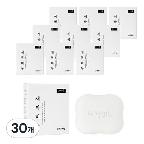 이엠투데이 EM 새싹 비누 연한 플로라향, 100g, 30개