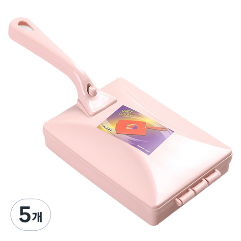원온나인 침구 카페트 거실 청소 먼지 제거 브러쉬, 핑크, 5개
