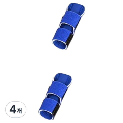 칼라 손가락 보호대 블루, 4개