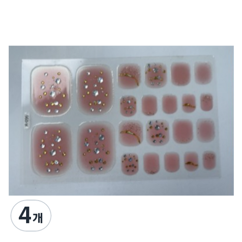 블루코지 패디팁 스티커 발꾸미기, 4개, Type 31
