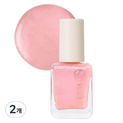 파셋 셀럽 네일컬러 폴리쉬 매니큐어, 67 페어리핑크, 7ml, 2개