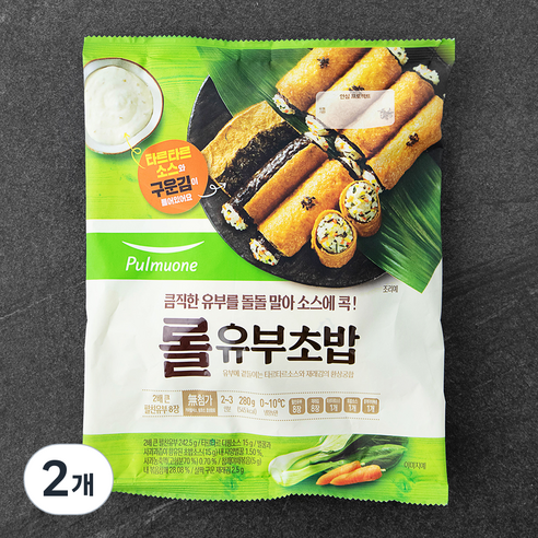 풀무원 롤유부초밥, 280g, 2개