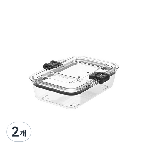 prepara 래치락 밀폐용기 3호, 2개, 700ml