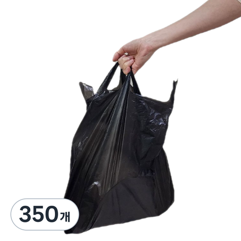 두꺼운 손잡이 봉투 고급 4호, 15L, 350개