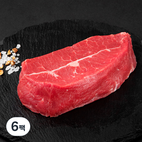 푸드랩플러스 호주산 곡물 부채살 구이용 (냉장), 200g, 6팩