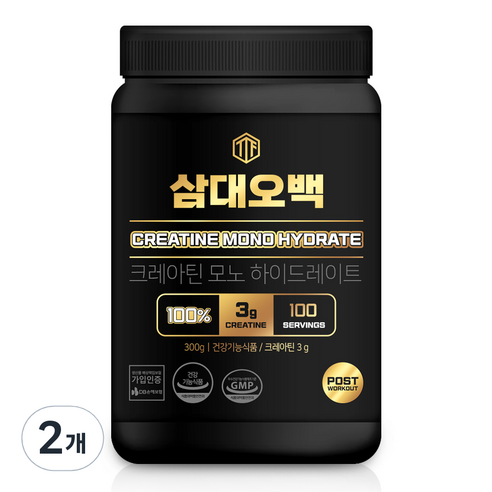 삼대오백 크레아틴 모노 하이드레이트, 300g, 2개